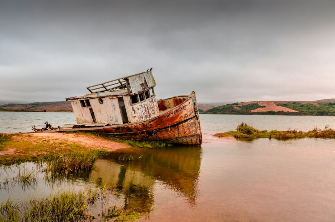 abandoned shipwreck